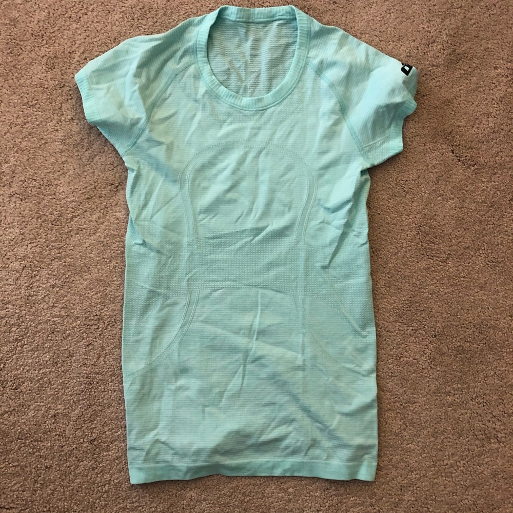 Lululemon Teal Workout Shirt